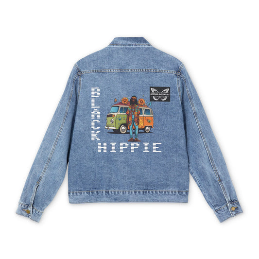 Black Hippie Denim Jacket – Van Life Vibes