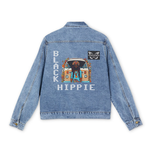 Black Hippie Denim Jacket - Soulful Road