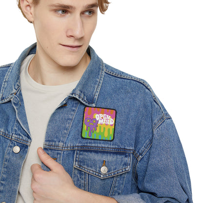 Open Mind Melting Heart Iron-On Patch